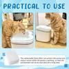 Mudder 12 Pcs Cat Water Fountain Filter Pre Filter Sponge for 67oz/ 2l Pet Water Fountain Trimmable Foam Filters for Dog Cat, Block Shape