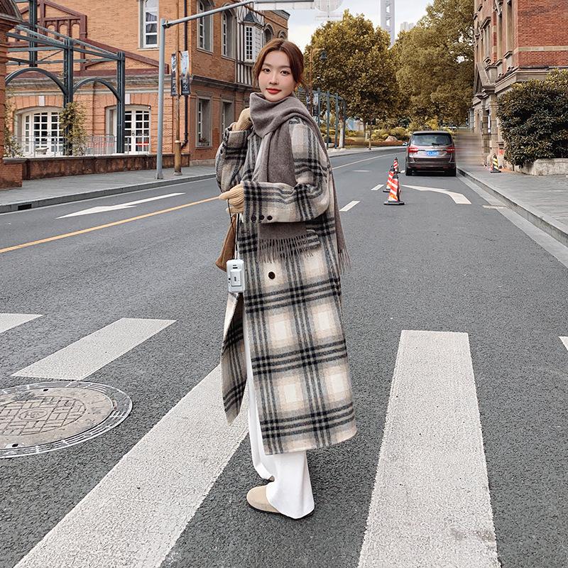 The New Winter Winter Age-Defying Versatile Long Woolen Coat Is Trendy For Comfort, Skin-Friendly, And Casual, Enhancing Quality