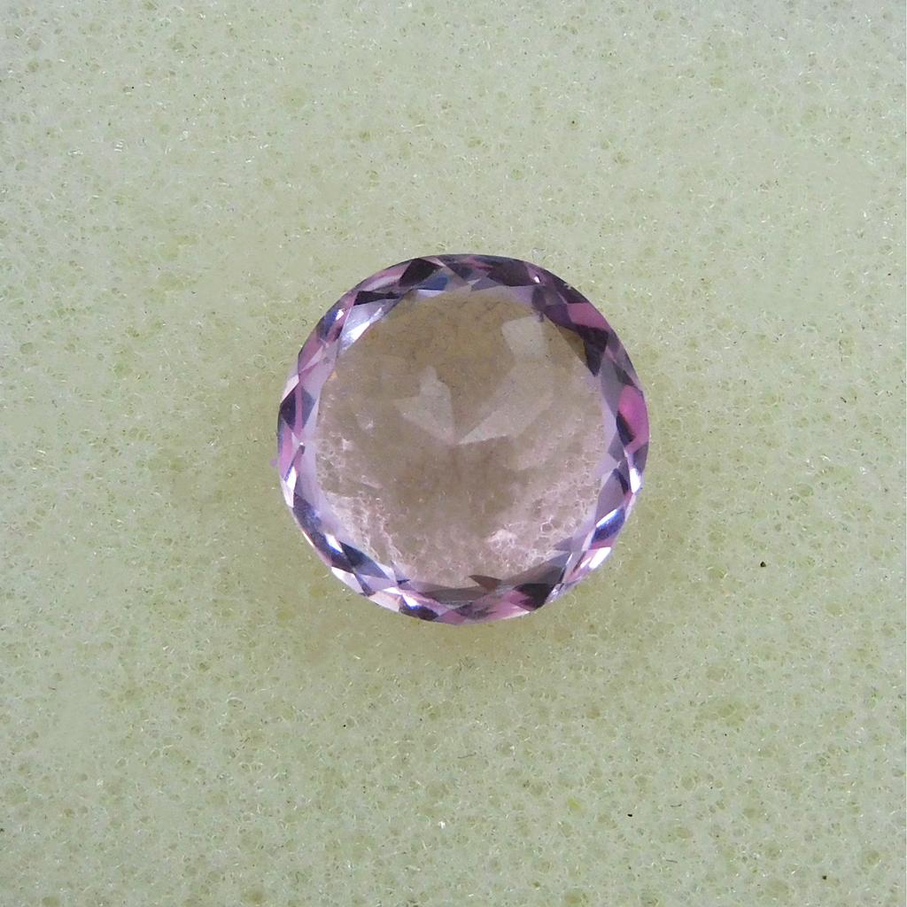 9.25 Ct Natural Ceylon Pink Sapphire Round Cut CERTIFIED Loose Gemstone