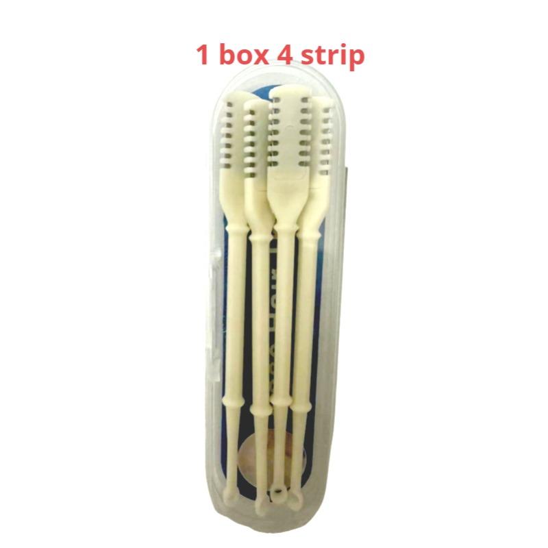 Nose hair shaver Manual cleaning Razor shaving special set Men's and women's anti-scratch nostril trimming artifact Double head