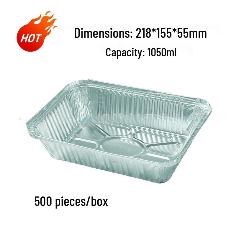 Handun Disposable Thickened Aluminum Foil Baking & BBQ Containers
