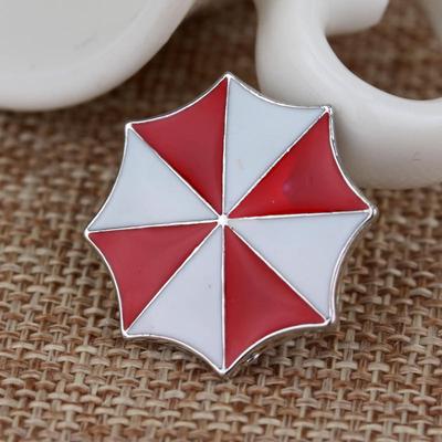 Beschermende Paraplu Broche Badge, Kleine Rode Paraplu Vormige Broche, Exquise En Veelzijdige Kledingspeld Accessoires