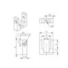 1/2Sets 2020 2040 Aluminum Alloy Profile Ender3 3D Printer Parts For MGN12 Linear Guide Rail Fixed Block