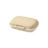 Convenient mini sealed waterproof and moisture-proof 8 compartments 7 days a week pill dispensing storage box pill box