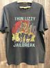 Thin Lizzy Jailbreak US Tour 1976 Anthrazit Kurzarm Unisex T-Shirt KH18039 Unisex T-Shirt