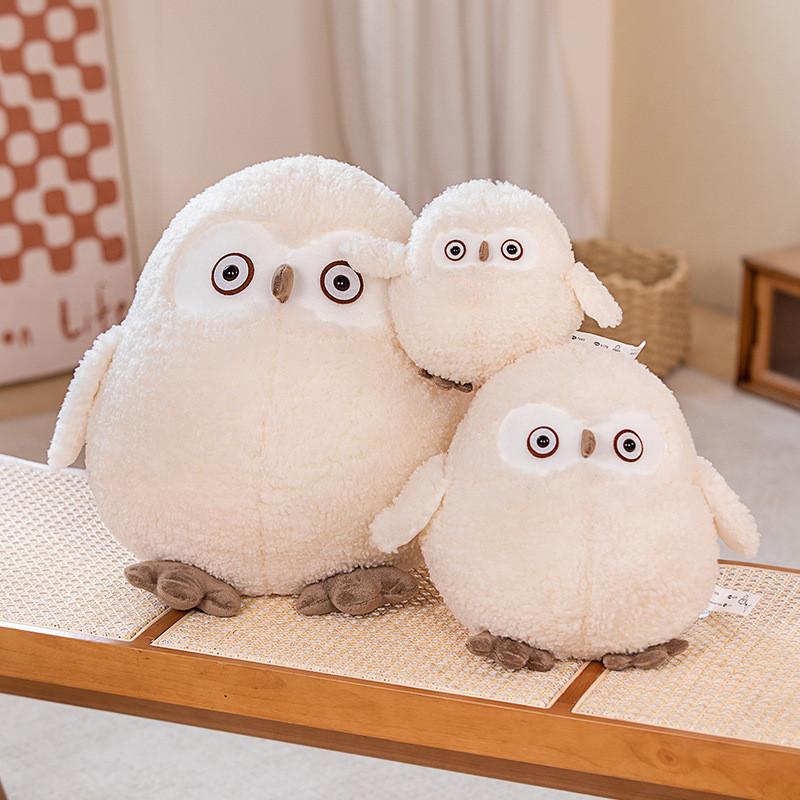 Owl Toy Plush Animal Cartoon Stuffed Doll Kids Gift Birds Bedroom Decoration