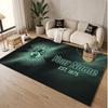 Personalized Crystal Velvet Carpet Hibernian FC Pattern Non Slip Floor Rug