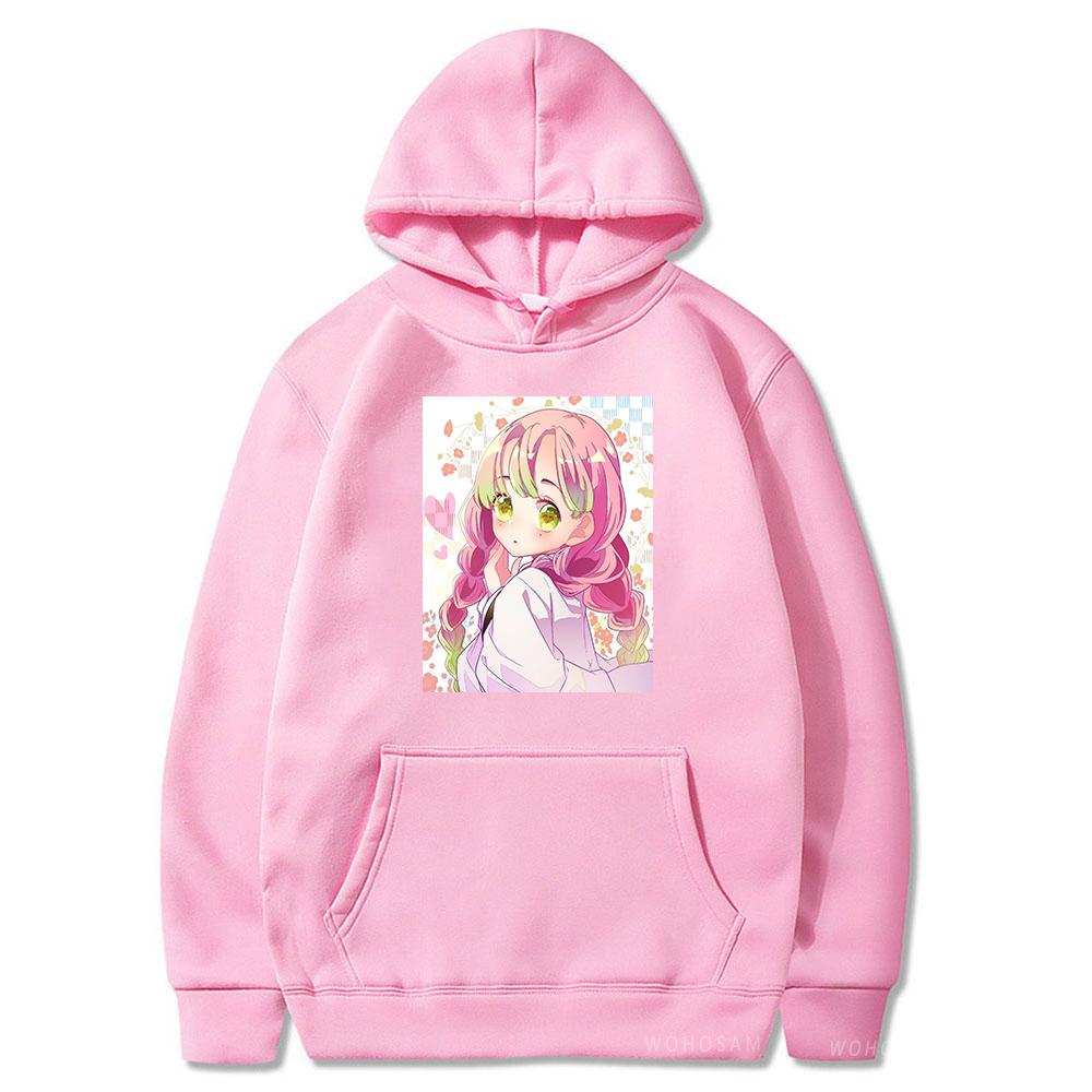 

Японское аниме Манга Demon Slayer Kanroji Mitsuri толстовки на молнии модные повседневные мягкие толстовки с принтом мужские женские куртки на молнии пальто 4XL розовый