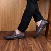 Fashion Leather Men's All-match Loafers Slip-On Comfortable Walking Shoes Classic Business Casual Shoes for Men Soft Luxury Brand Flats