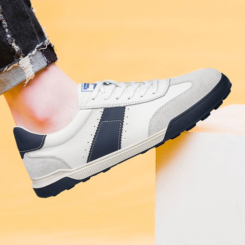 Trend Oxford Shoes Men's Classic Flats Male Skateboard Shoes Outdoor Leather Soft Sole Footwear Comfortable Casual Driving Shoes