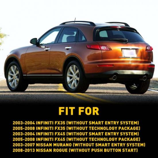 Exterior 2003-2007 For Door Infiniti Front Handle Side Coupe Driver 80640CA012