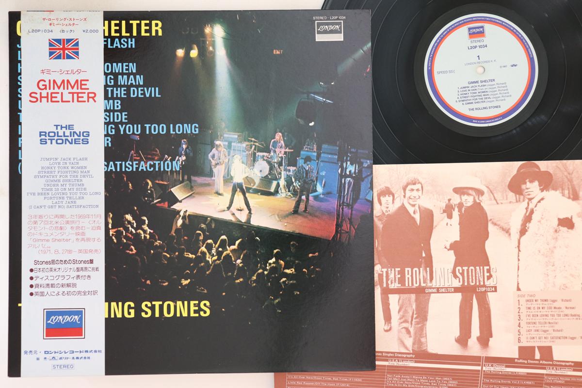 

Платівка ROLLING STONES - Gimme Shelter L20P1034 LONDON 1982 Японія Обі Рок Вживана