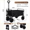 Chariot de camping pliable d'extérieur