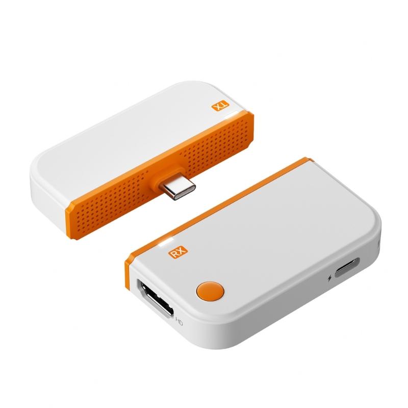 

50m Type C Wireless Extender Video Transmitter and Receiver Display Adapter for Phone Laptop PC To TV Projector 1