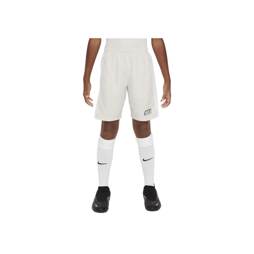 Nike Dri-FIT Academy 23 Logo Print Soccer Shorts Kids Shorts Ivory FD3130-104