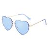 Versatile Frameless Heart-Shaped Sunglasses for Women