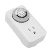 Mechanical Timer Socket 24 Hour 48 Switch Options Plug in Mechanical Timer with Child Lock for Indoor US Plug
