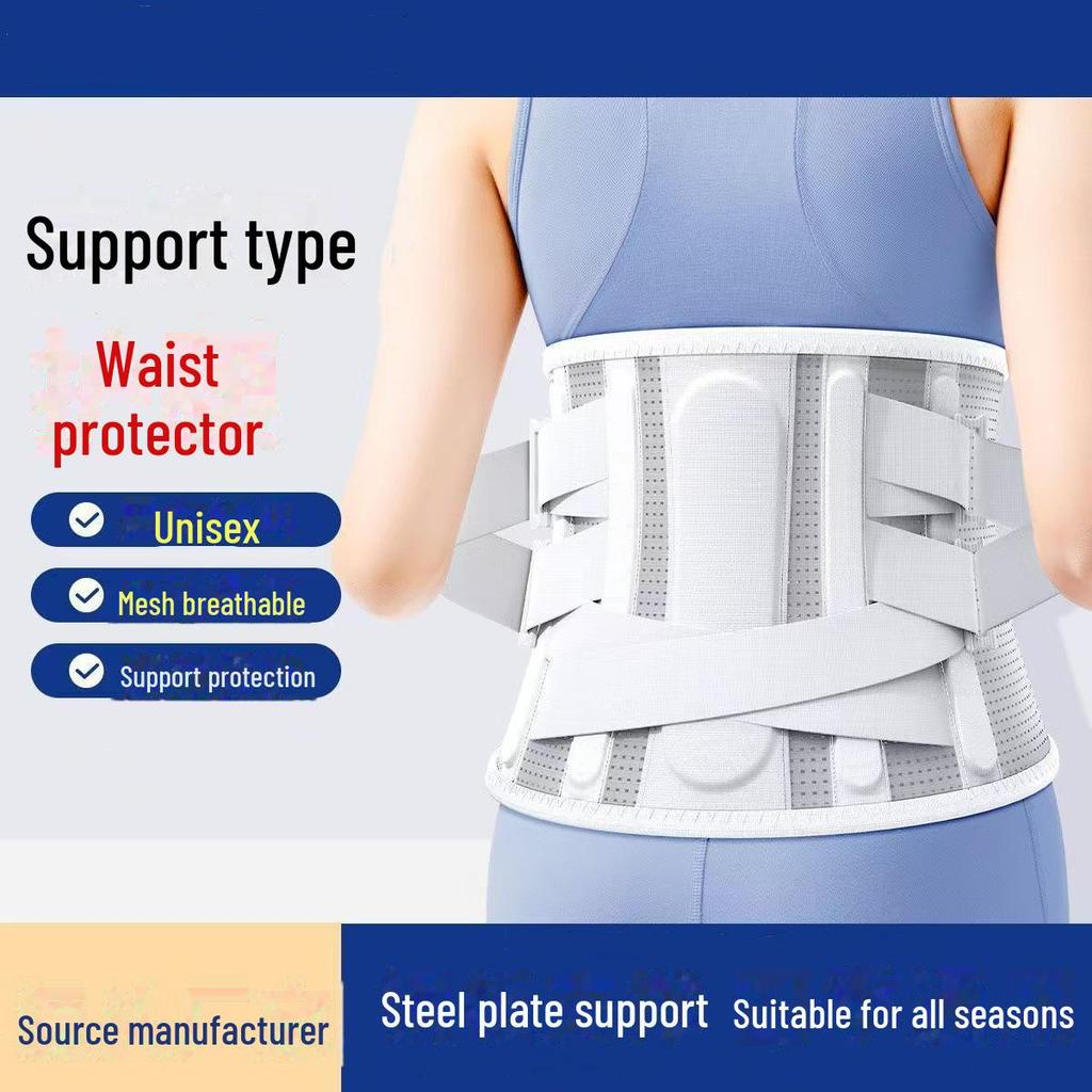 Breathable Compression Waist Belt with Self-Heating Support