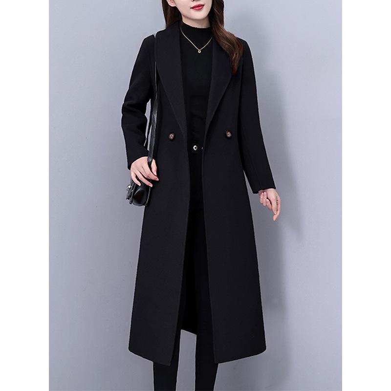 Women's New Winter Korean Style Slim and Thick Long-sleeved Coat