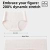 Ladies Spring and Summer New Type A Pure Cotton Antibacterial Extension of The Middle Waist No Scar Briefs
