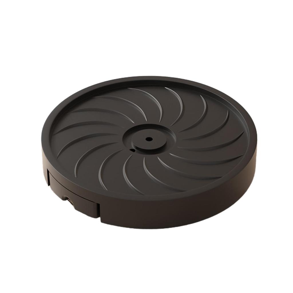 Movable Plant Pot Stand with and Water Storage Tray Fits 30cm S.T.S.G Casters, Drainage, Breathability, (Black, Planters)