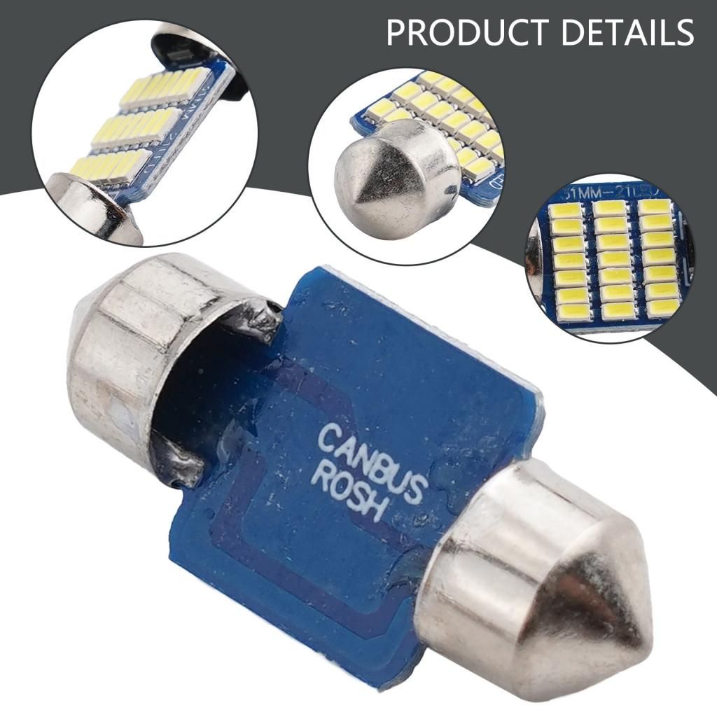 Car Reading Light Trunk Light 1PCS.31MM Aluminum Dome Light