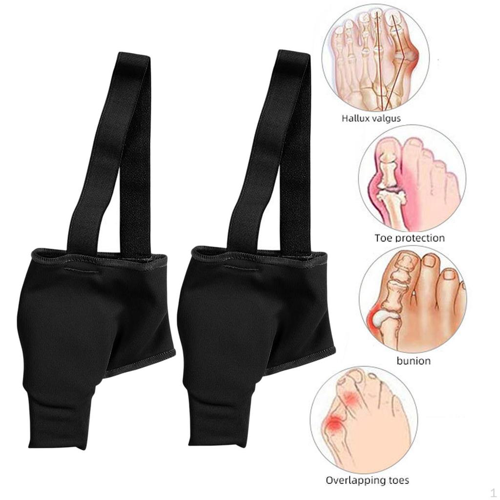 2 Pieces Toe Splint Corrector Protector Easy To Clean
