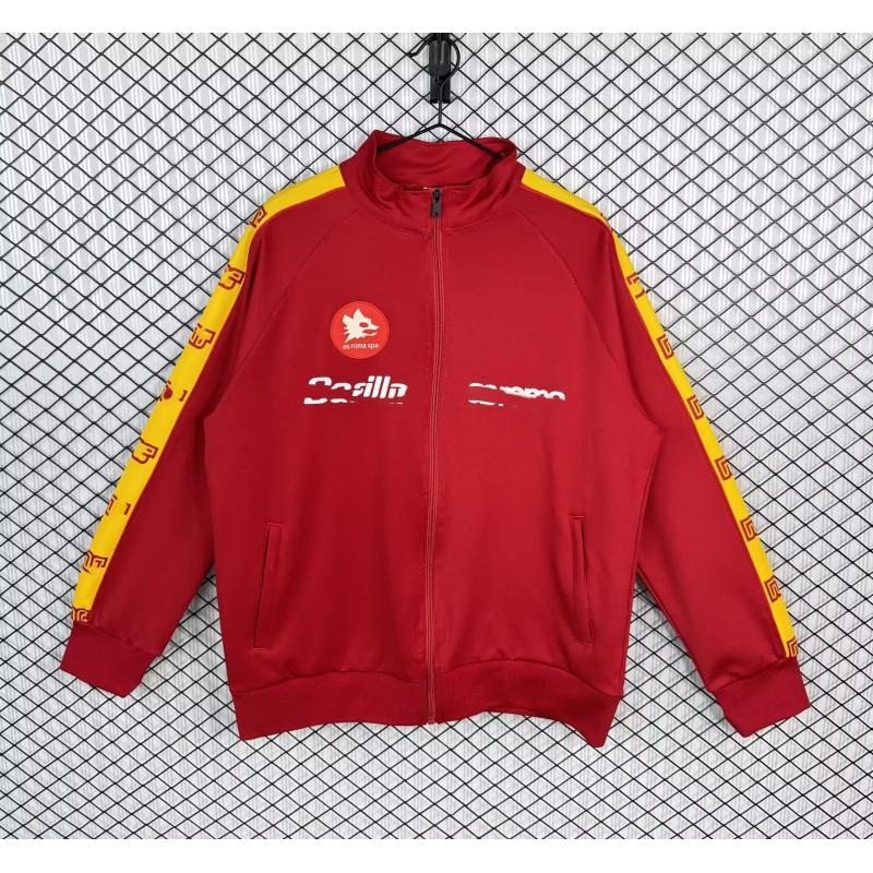 Maglia da Calcio Stile Vintage Giacca Sportiva Casual da Adulto Giacca a Vento Tutto