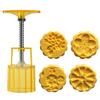 1 Set Moon Cake Maker Clear Texture DIY Lightweight Durable 3D Tiger Rabbit Press Mold for Home