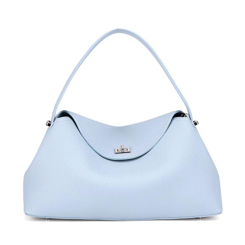 Women's genuine leather handbag fashionable retro designer luxury bag high-quality cowhide large capacity casual shopping bag