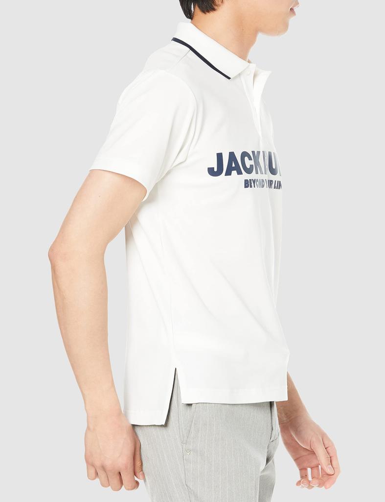 Jack Bunny Short Sleeve Tricot Polo Size 4 Men's 4-Way Shirt, (M), 262-2160305, 030_White