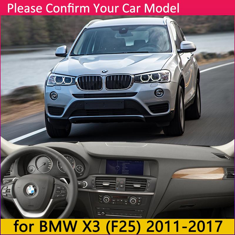 For BMW X3 F25 2011 2012 2013 2014 2015 2016 2017 Anti-Slip Mat Dashboard Cover Pad Sunshade Dashmat Carpet Cape Car Accessories
