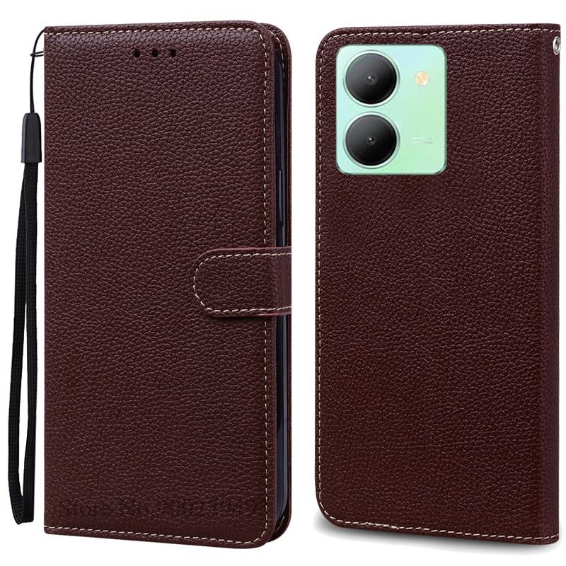 Y36 Hülle Für Vivo Y36 Hülle Weiche Silikon Rückseite Handyhülle Für Vivo Y36 5G Hülle Leder Klapp Brieftasche Hülle für VIVOY36 Y 36