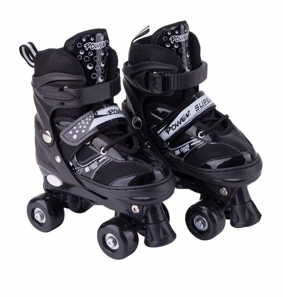 Adjustable Roller Pvc Skates For Kids With Brakes Wheels Safe Design Outdoor