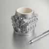huaqianguhh Engine Model Pen Pencil Holder, Creative Desk Organizer for Home Office, Desktop Stationery Storage Gift Car Enthusiasts Mechanics