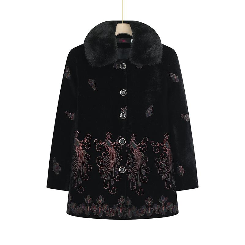 

НОВАЯ куртка на хлопковой подкладке для бабушки, средняя и длинная, зимние пальто для женщин, бархатные стеганые куртки с капюшоном из хлопка, толстая теплая ПАРКА 4XL