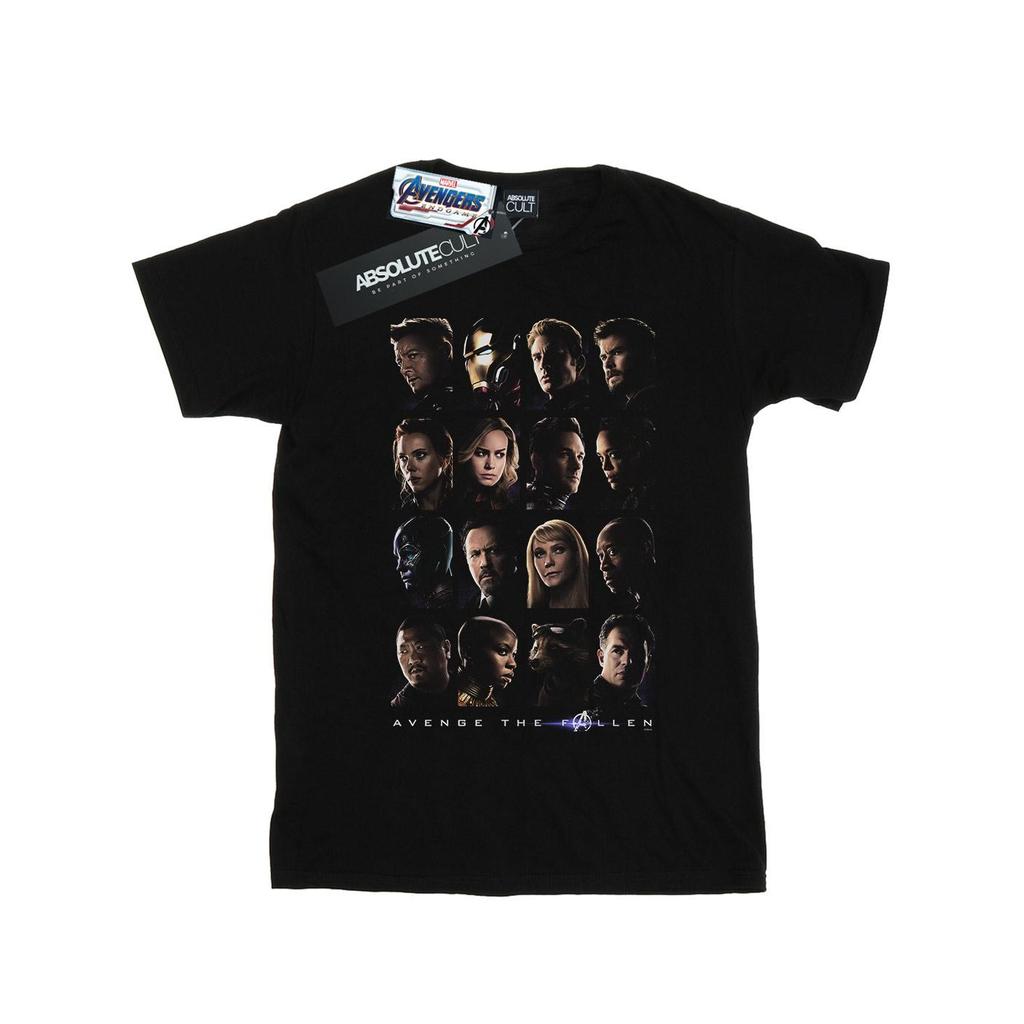 Marvel Womens/Ladies Avengers Endgame We Avenge The Fallen Cotton Boyfriend T-Shirt