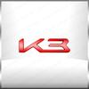 OYQZ3 New Auto Exterior K3 K5 K8 Emblem Fender Rear Trunk Body Badge Sticker For Kia Forte Ceed Cerato RIO 2 3 4 Sorento Sportage