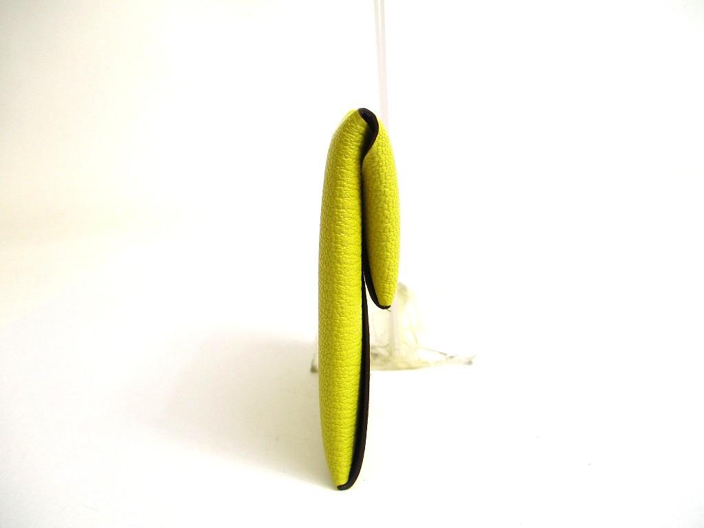 Authentisches HERMES Sun Blue Frida Chevre Myzore Leder Münzetui Bastia #b086 Geöffnete Schachtel