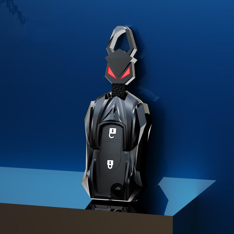 Zinc Alloy Car Key Case For Toyota Prius Camry Corolla C-HR CHR RAV4 Prado Izoa Levin Avalon 2018 -2024 Accessories