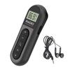 FM Radio Rechargeable Portable   Transistor Radio with LCD Screen Headphone and Belt Clip for Jogging Walking