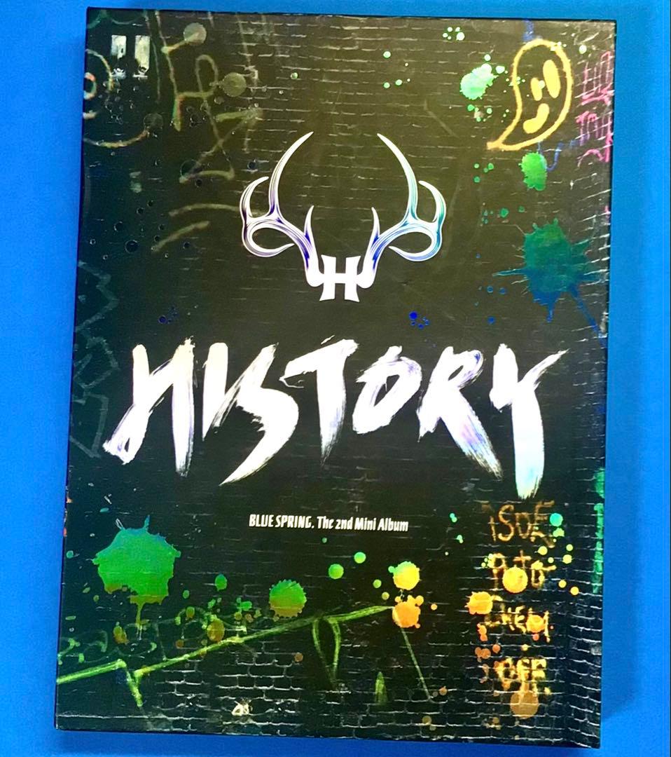 

[USED] HISTORY 2nd Mini Album Blue Spring Korean CD