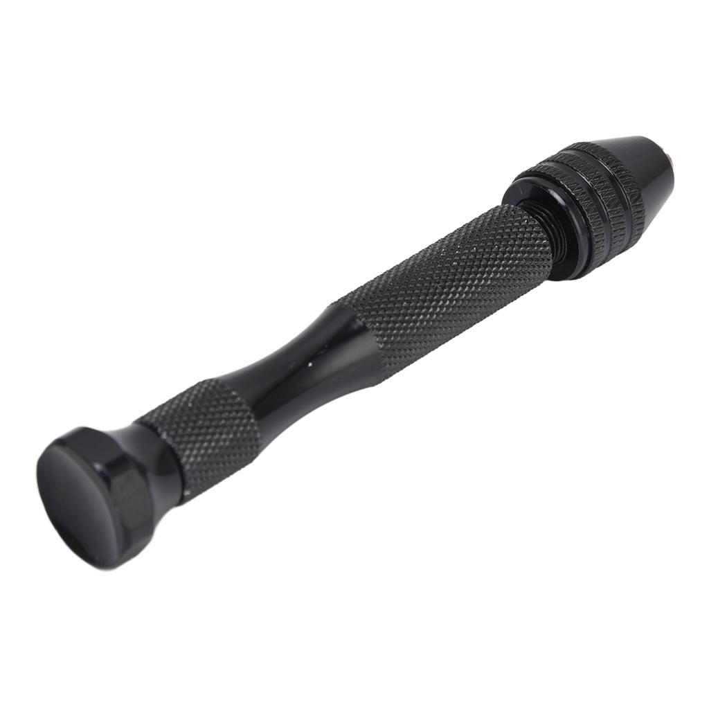 Pin Vise Tool Hand Drill Mini Hand Twist Drill Model Punching 0.3?3.4mm Clamping Range Black