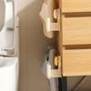 Yousheng Suction Cup Slipper Hook, No Drill Wall Mount Vertical Storage, Moisture Proof Corrosion Resistant Organizer, for Bathroom