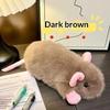 1Pc Cute Octopus Mouse Pencil Case Mouse-Shaped Pencil Case Plush Toy Student Stationery Organizer For Girls
