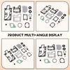 A58X-Power Head Gasket Kit Set 6E3-W0001-A4 For 4HP 5HP Outboard Motor 6E3-W0001