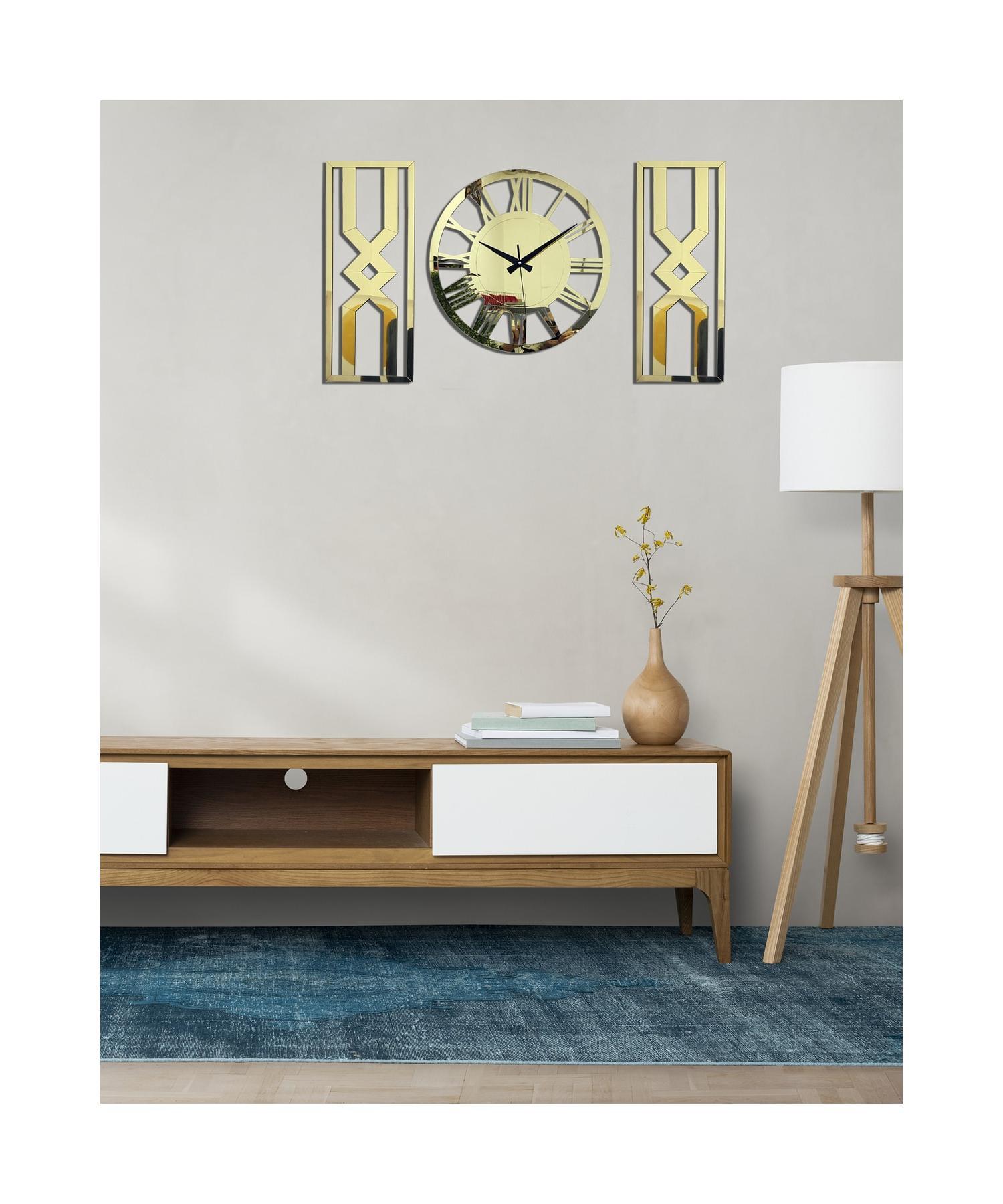 

Wd Prime 3-Set Hourglass Декоративные настенные часы Настольные часы (ЗОЛОТО)