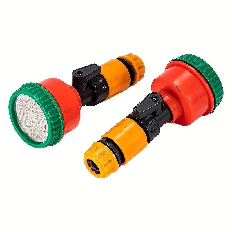 1 Stück Verstellbarer Hand-Gartenbewässerungssprüher mit 4 separaten Wasseranschlüssen, geeignet für Gewächshaus-Setzlinge, Blumen, Baumschulpflanzenbewässerung