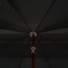 300 cm Steel Mast Sun Umbrella Anthracite