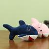 Adorable Plush Shark Keychain Lovely Shark Plush Toy For Kids Backpack Accessory